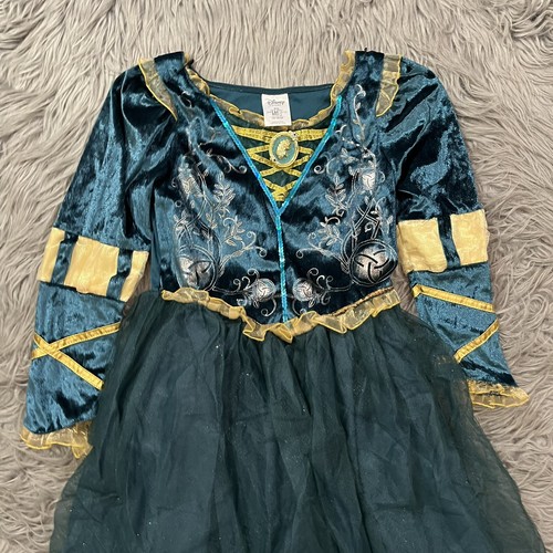 Disney Store Merida Girls Size 9/10 Brave Costume Princess Dress Up Play - Picture 3 of 10