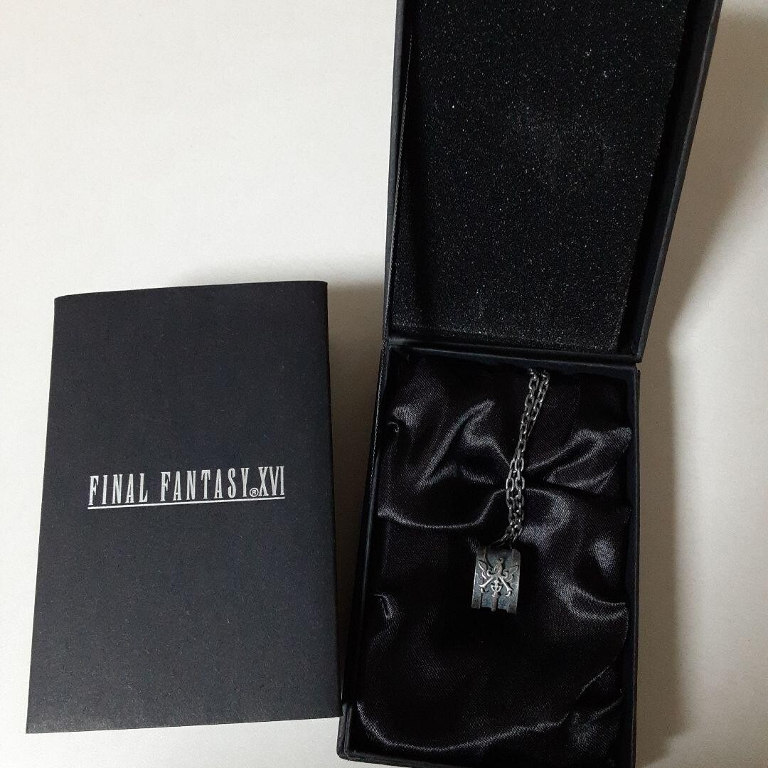 Final Fantasy 16 Clive Model Earcuff Style Silver Necklace Pendant