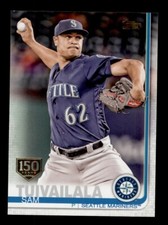 2019 TOPPS 150 YEARS STAMP #247 SAM TUIVAILALA SEATTLE MARINERS