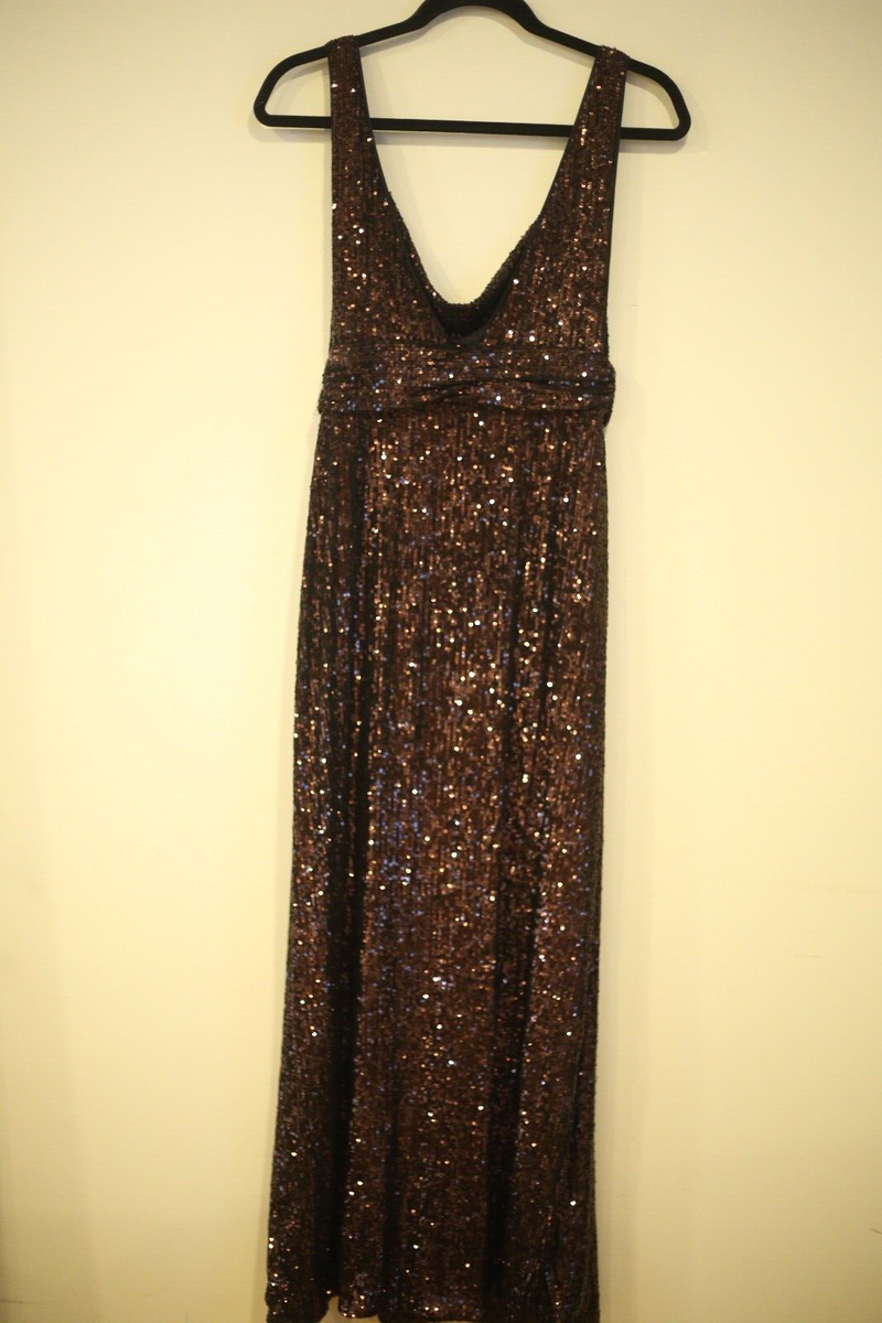 chinese dress ladies Vivian Sequin Maxi Dress