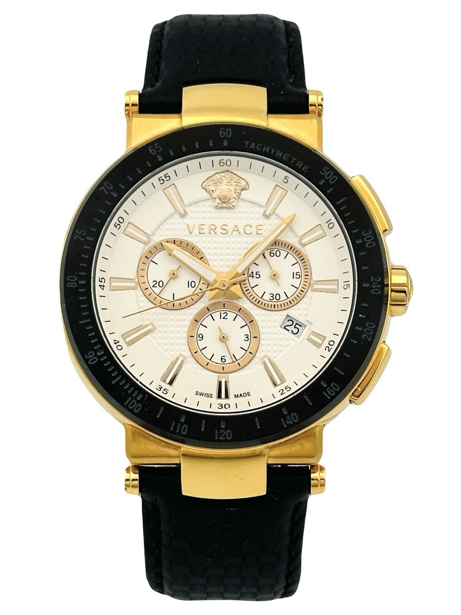 Versace Men's VFG050013 Mystique Sport IP4N Case Chronograph