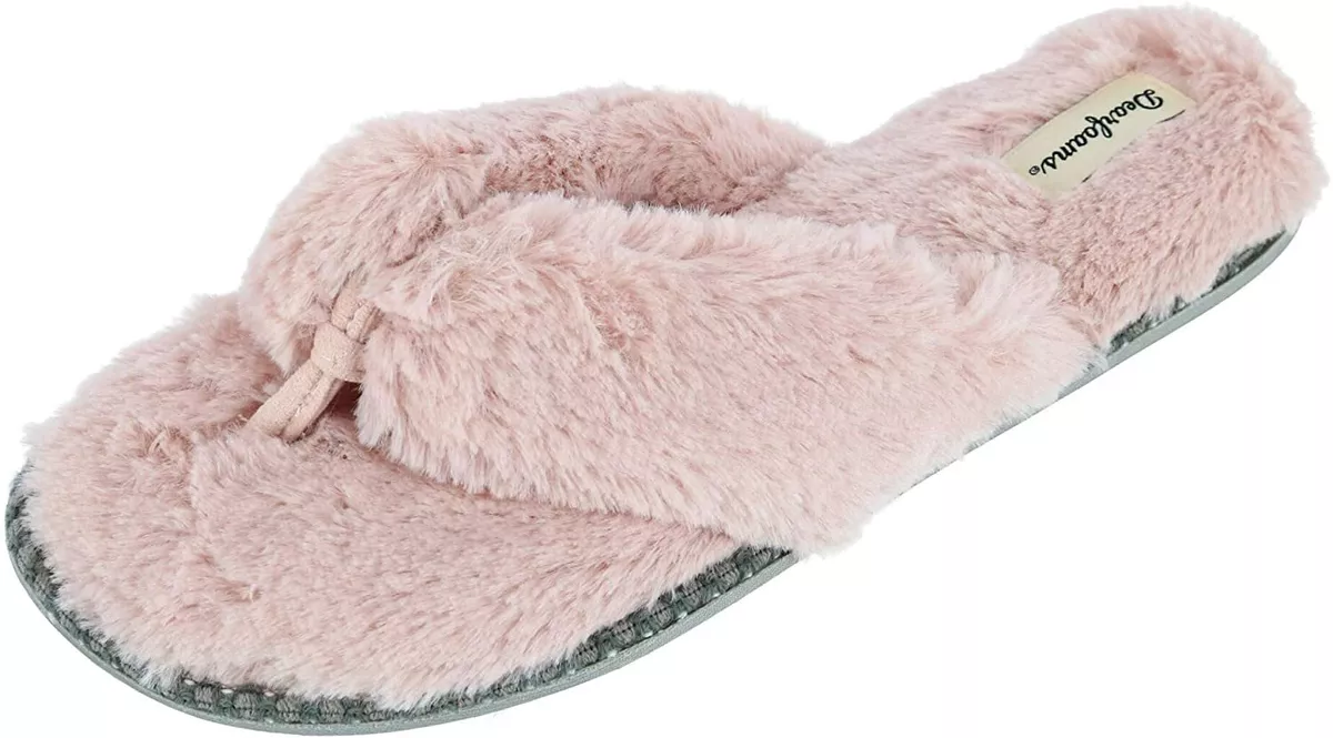 Fur thong slippers 2025