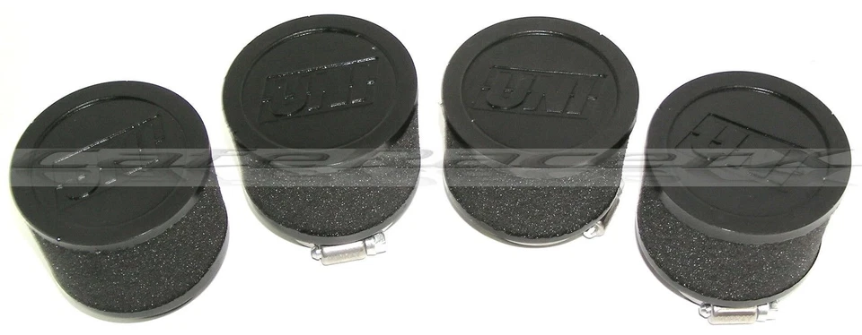 Filtro de aire de espuma de alto flujo UNI PK-4 1-1/4 31-35mm juego de 4 aptos para Honda CB350 CB400 Foto 3 de 4