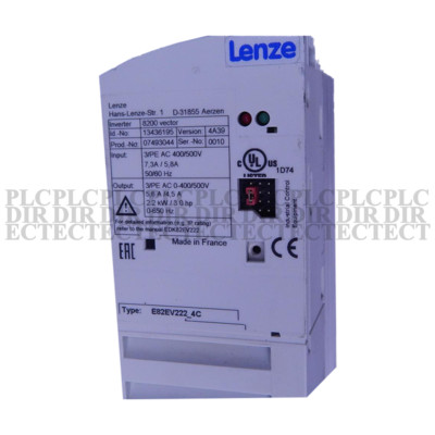 USED Lenze D-31855 8200 Vector Frequency Inverter 5.5KW 380V