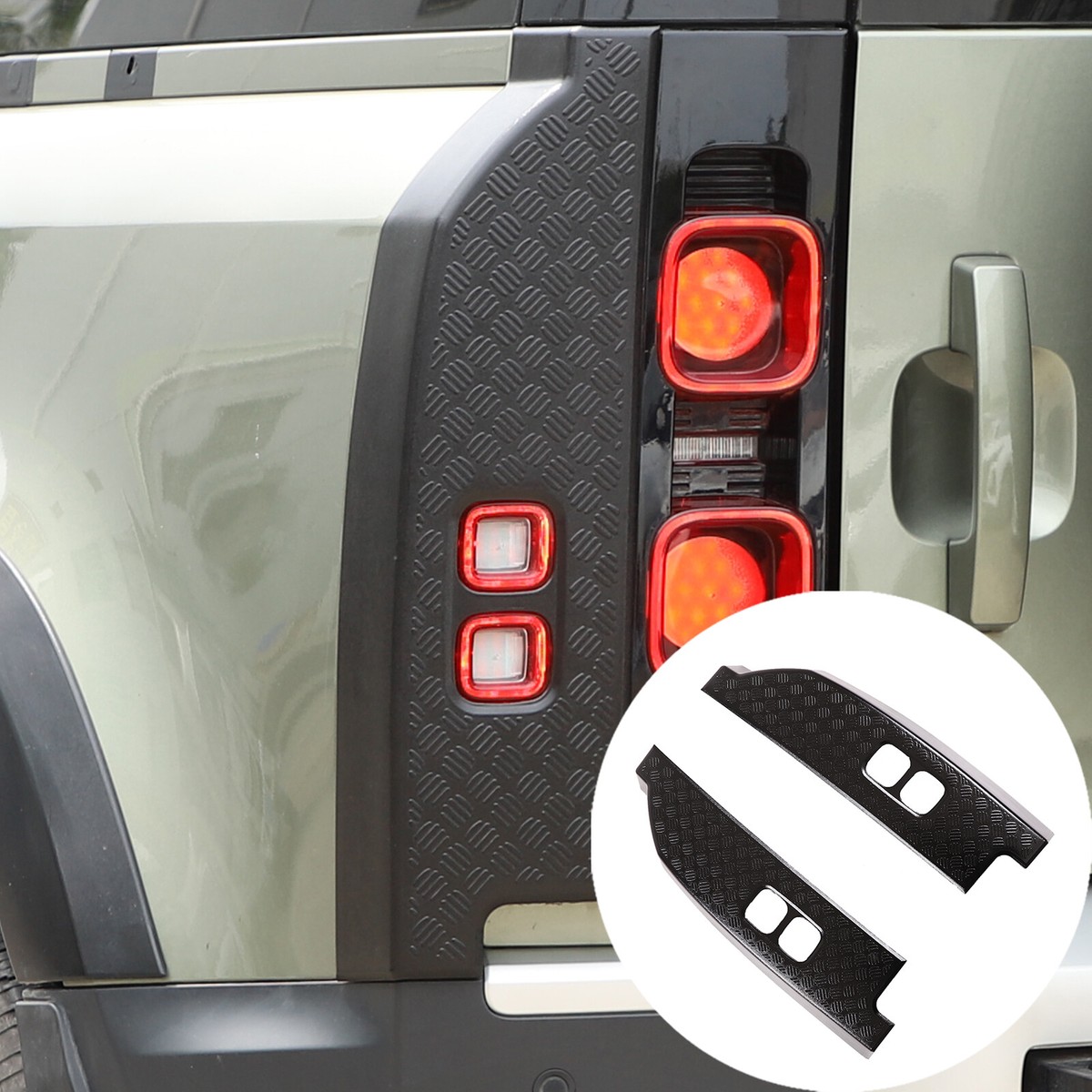 Land Rover テールカバー Rear Tail Light Cover Trim For Land Rover Defender 90 110 2020