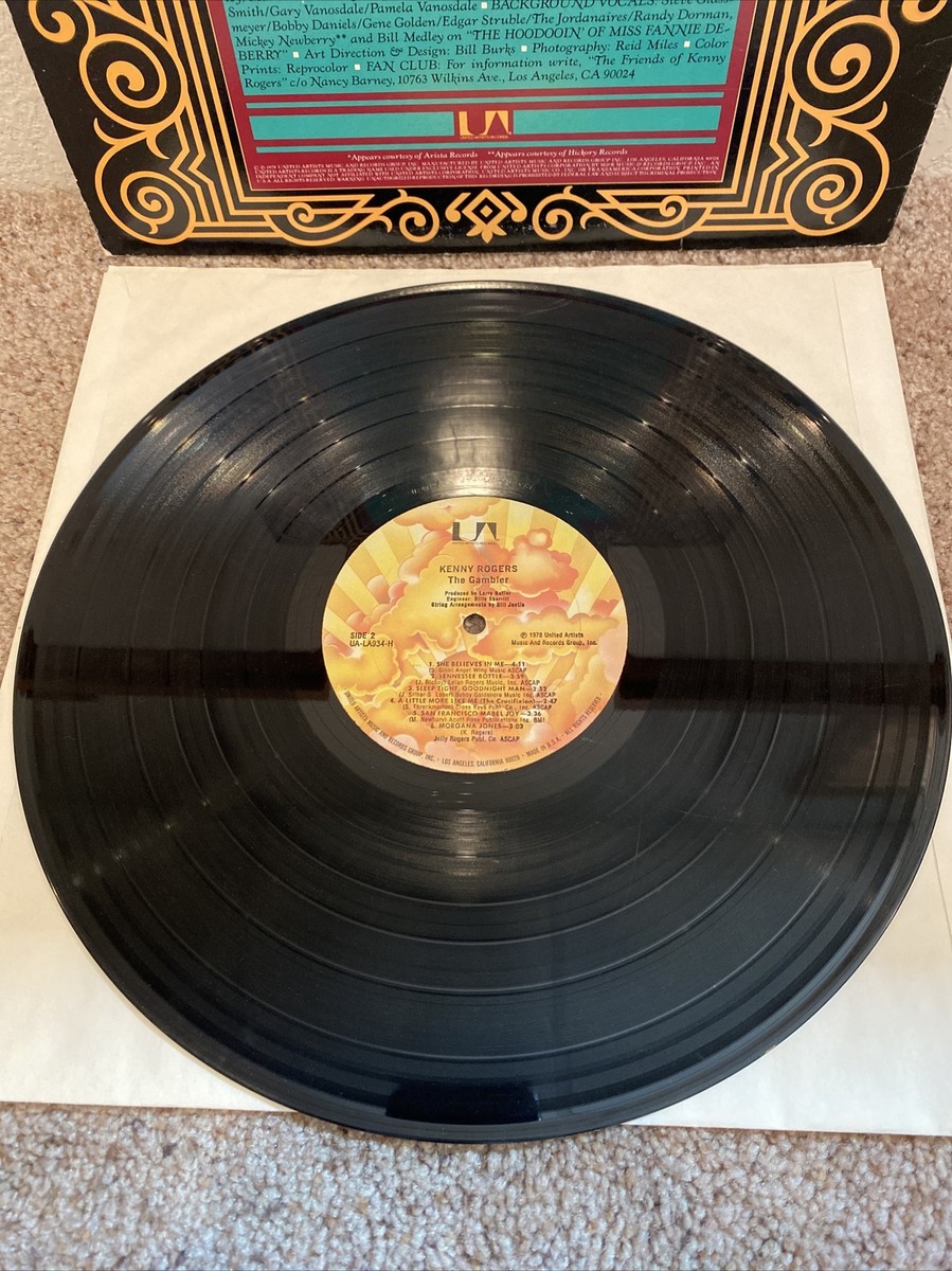 33 rpm vinyl kenny rogers the gambler 1978 | eBay