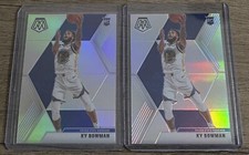 Ky Bowman 2019 Panini Mosaic Silver Rookie RC #206 Golden State Warriors Lot (2)