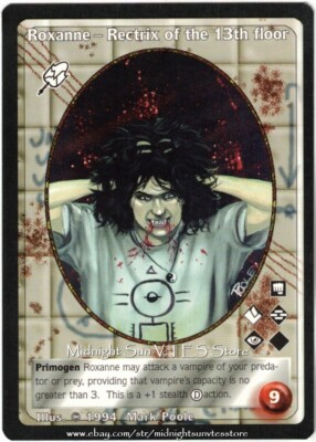 Roxanne - Rectrix of the 13th Floor Malkavian Jyhad V:TES VTES Vampire CCG