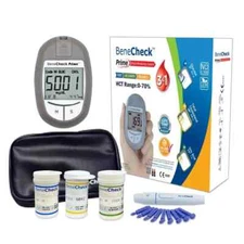 Benecheck Prime 3in1 Kit Meter Test (Glucose, Cholesterol, Uric Acid) Monitoring
