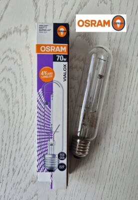 Osram 70 W Natriumdampf Hochdrucklampe Vialox NAV-T NAVT Super 4Y E40