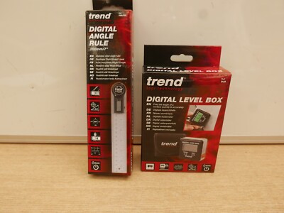 TREND DLB DIGITALE NIVELLIERBOX WINKELFINDER + DAR/200 WINKELREGEL 