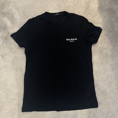 Balmain Men's Logo T-Shirt in Medium UK