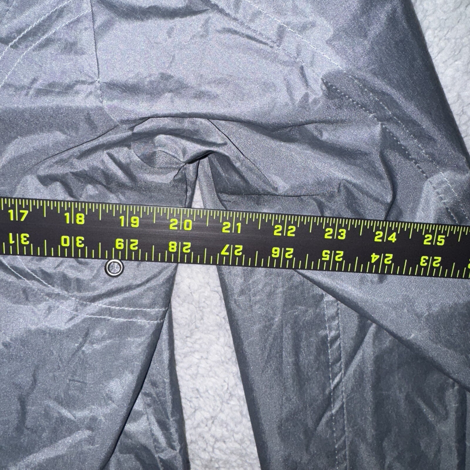 Mack Russo Jacket Mens XL Gray Full Zip Long Sleeve Hooded Outdoor Windbreaker