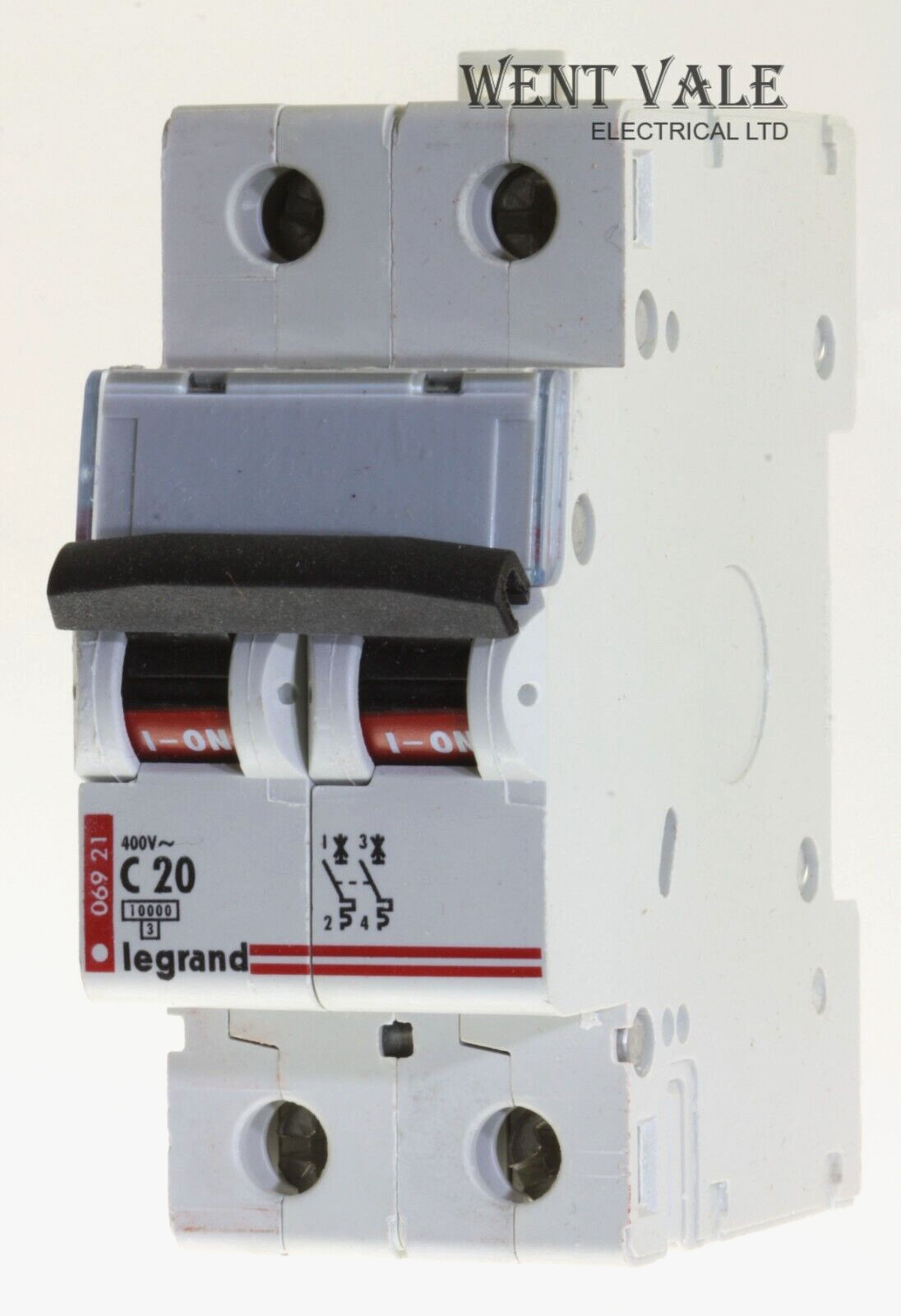 Legrand Lexic - 069 21 - 20a Type C Double Pole MCB Unused