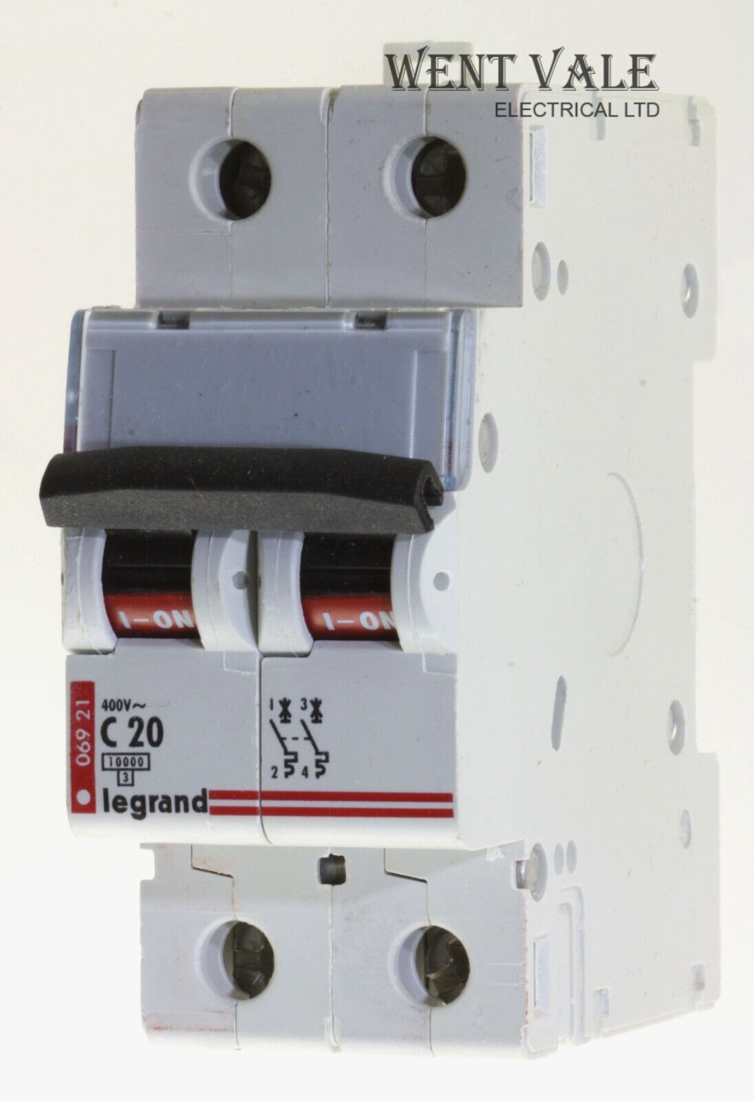 Legrand Lexic - 069 21 - 20a Type C Double Pole MCB Unused