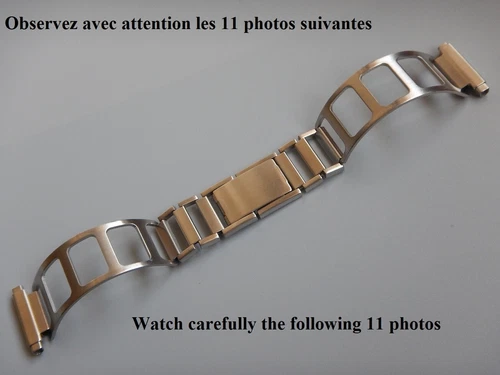 18 19 20MM AIR RACER STEEL BRACELET GAINSBOURG RACING NEW STOCK 70