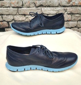 cole haan light blue shoes