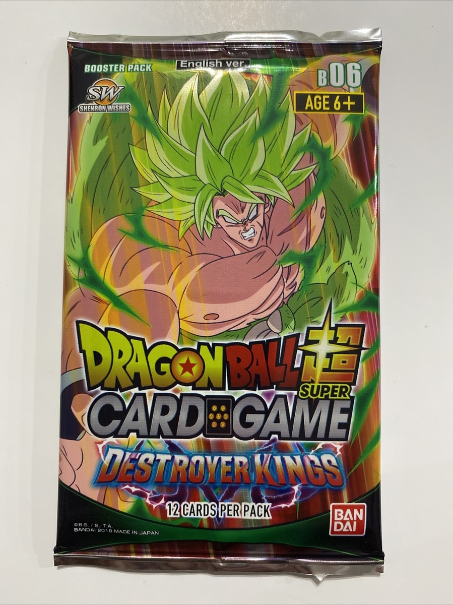 Dragon Ball Super Collectible Card Game Destroyer Kings Booster Pack Art2  New!