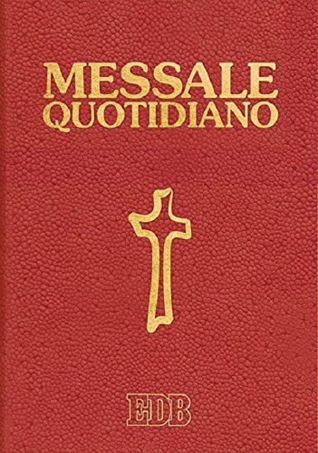 9788810204696 Messale quotidiano. Festivo e feriale. Letture bib...atteri grandi
