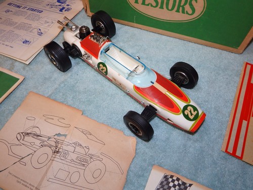 Vintage TESTORS INDY 500 Race Car GAS POWER Tether SPRITE * NEW in Original Box - Picture 5 of 24