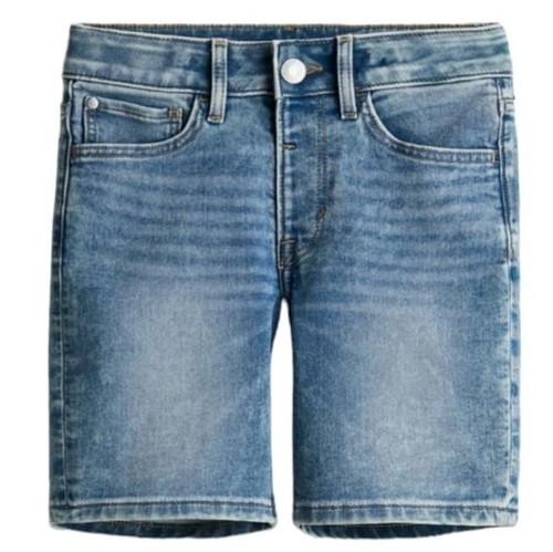 H&M Boys Blue Jean Adjustable Shorts Size 16 Super Soft