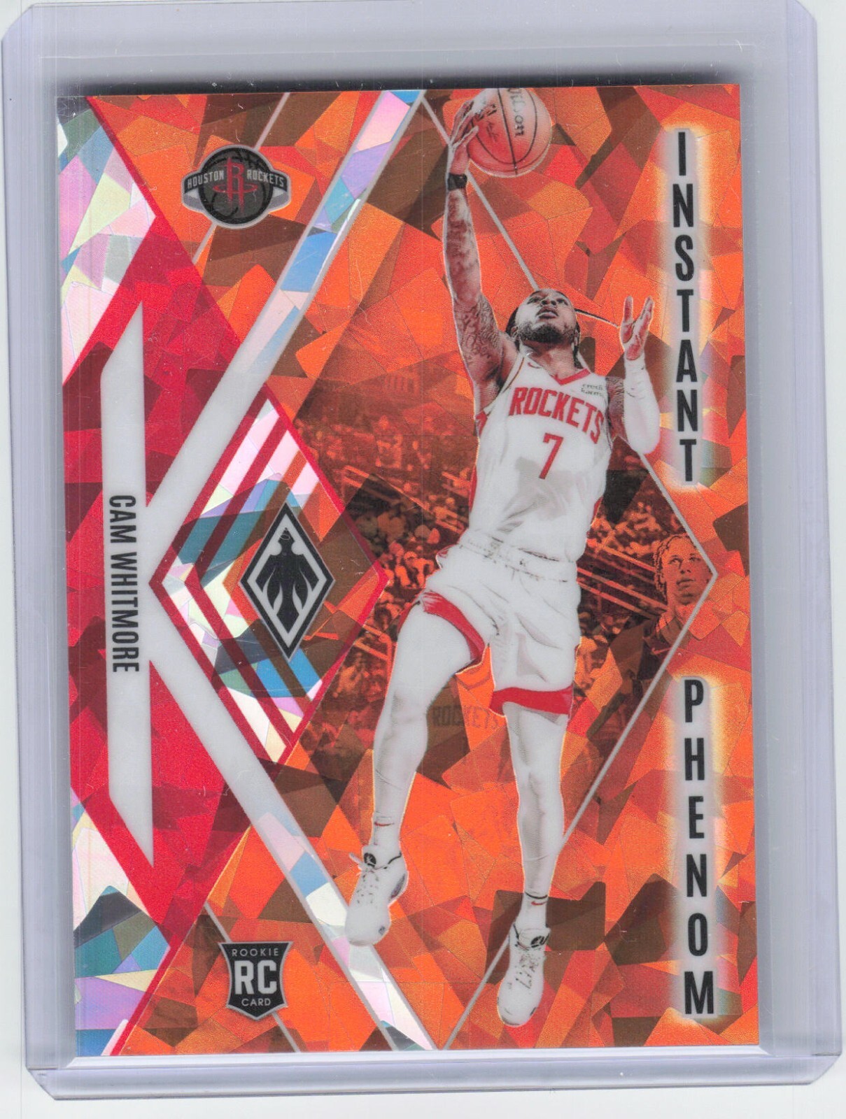 2023-24 Panini Phoenix Cam Whitmore Instant Phenom Rookie Orange Ice Prizm /249