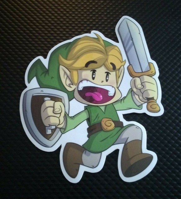 Legend of Zelda Link Custom Vinyl Sticker Decal 4" Glossy eBay