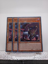 Yugioh! 3x Ragnaraika Armored Lizard LEDE-EN015 Common 1st Ed NM