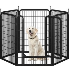 Dog Playpen for Small/Medium/Large Dogs Heavy Duty Metal Pet Fence Puppy Pen