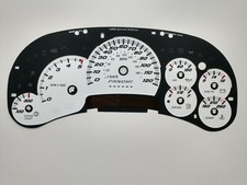 Us Speedo Ss Style Led Edition White Gauge Face 2006 07 2500 Diesel Gm Clusters