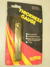 NEW MULTI-PURPOSE THICKNESS, FEELER GAUGE, 15 Blades, USA, KASTAR # 27A