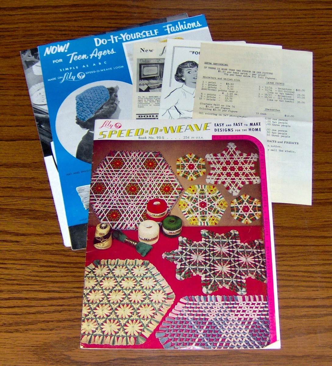 Métier à Tisser Vintage LILY Speed-O-Weave Modèle O 717 Complet Avec Notices