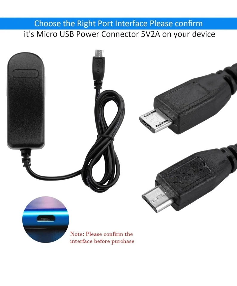 LOT OF 100 / MICRO USB HOME TRAVEL POWER ADAPTER WALL CHARGER for TABLETS PHONES - Image 3 of 4