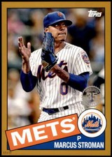 Marcus Stroman 2020 Topps 1985 35th Anniversary Series 2 5x7 Gold #85TB-27 2/10 