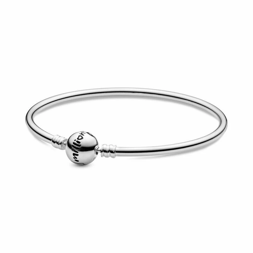 Authentic Pandora Moments One In A Million Silver Clasp Bangle