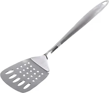 Chef Craft Select Slotted Turner/Spatula, 12.5 Inch, Stainless Steel