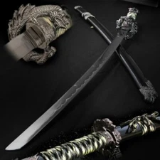 41.5" Bushido Shinken Dragon Samurai Katana Sword With Carbon Steel Blade