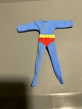 MEGO Superman Action Figure clothes No cape Loose