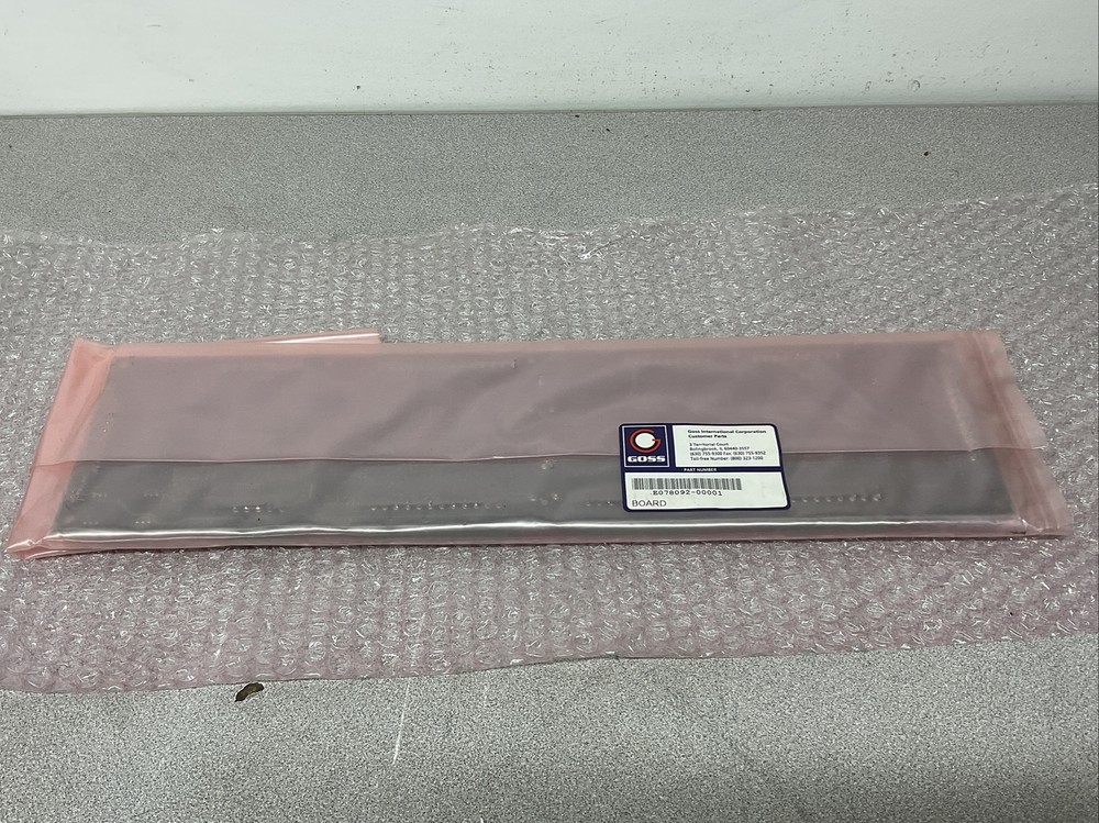 NEW GOSS E78091 REV.  A1 Couple Controller, Inker/Dampener Board; E078092-00001
