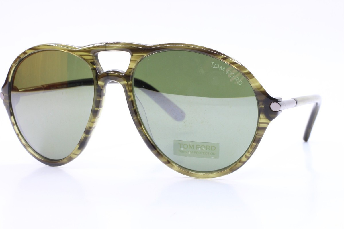 Tom Ford TF245 96p Jasper Green Acetate Designer Italy Sunglasses