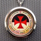 The Knights Templar Cross Soldiers of Christ Temple of Solomon Pendant Necklace