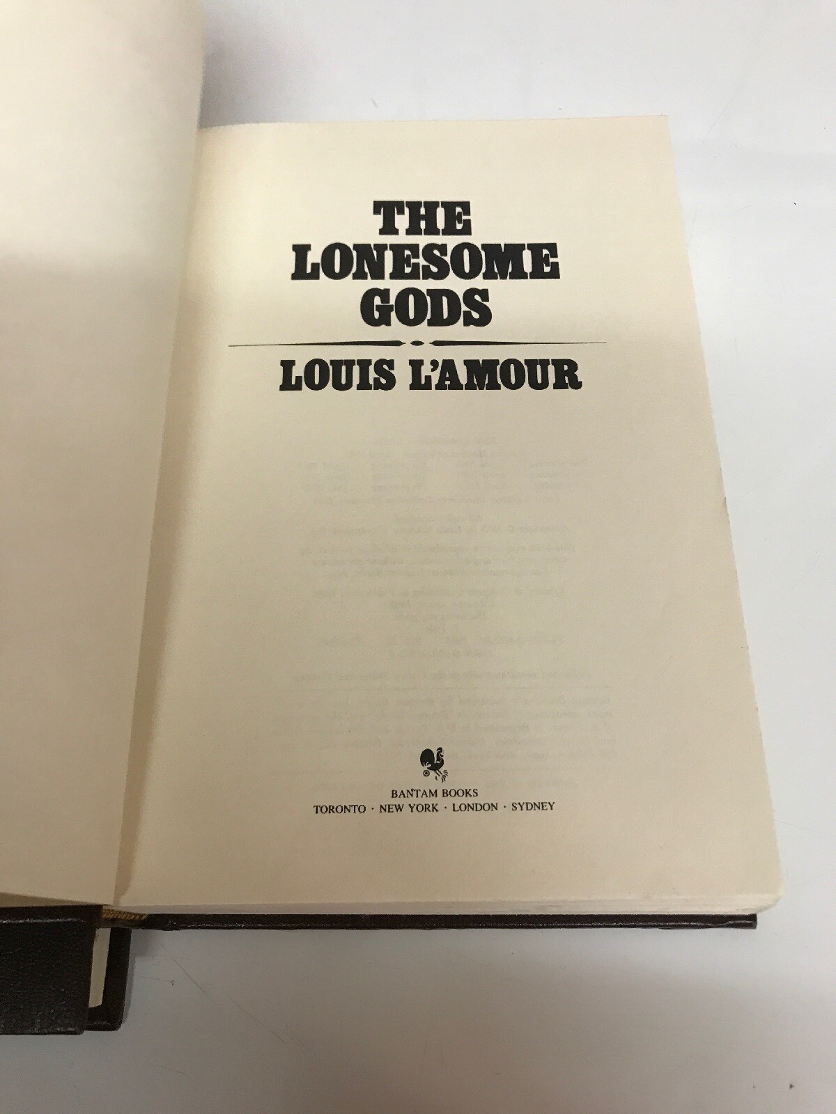 Louis L'Amour Faux Leather Hardcover lot of 3 Books Sackett Flint ...