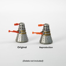 Louis Marx Dalek Rolykin - Reproduction Arms and Eye - 3D printed in Red Resin