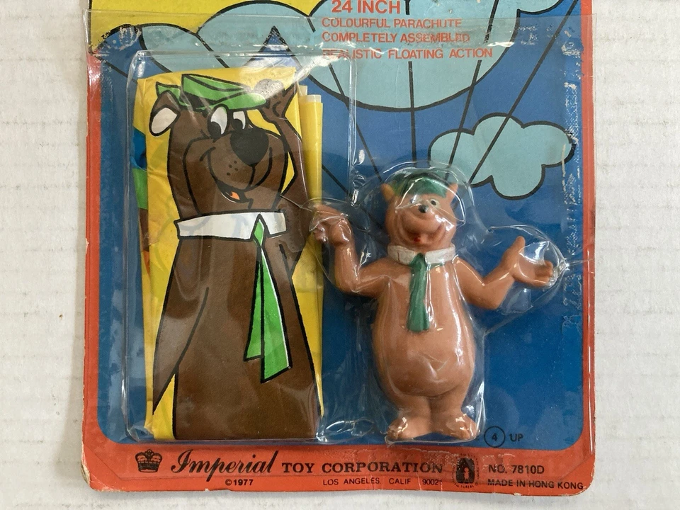 OSO YOGUI JUGUETE IMPERIAL 1977 CAMPEÓN MUNDIAL SKY-DIVER PARACAÍDAS HANNA BARBERA DE COLECCIÓN Foto 3 de 4