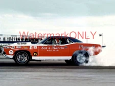 "Sox & Martin" Ronnie Sox 1970 Plymouth 'Cuda Pro Stocker PHOTO!