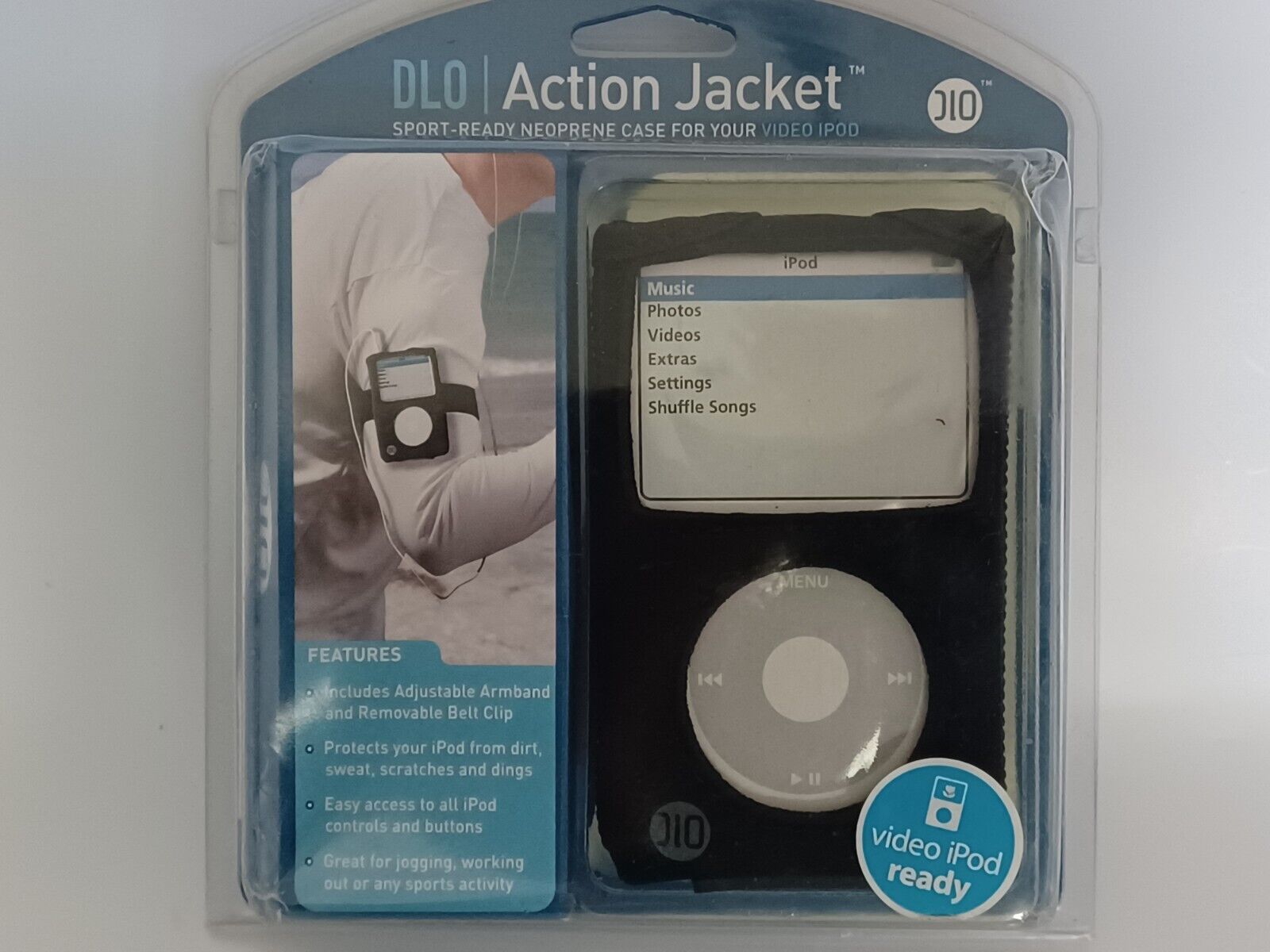 DLO Action Jacket Case Video IPod Black PN 009-0530