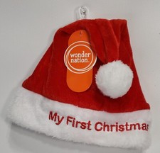 Wonder Nation Baby  Toddlers Faux Fur Santa Hat