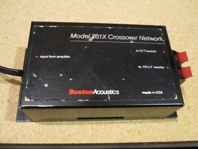 VINTAGE RARE SINGLE (1) BOSTON ACOUSTICS 761X CROSSOVER  USED TESTED WORKING