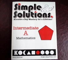 Simple Solutions Intermediate A Mathematics Student Workbook PB 2007