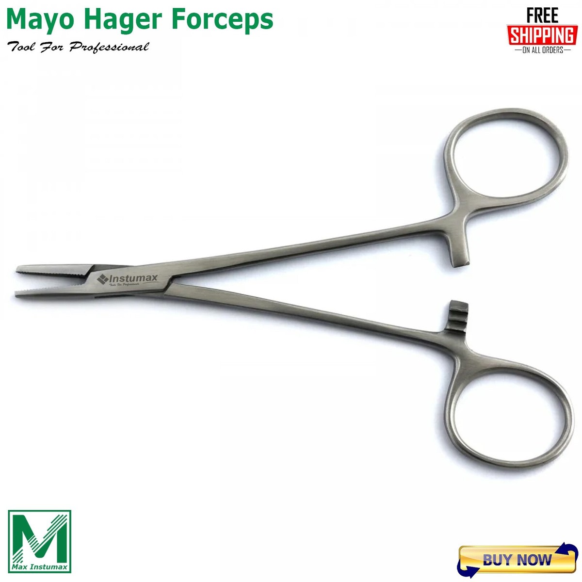 Porta aghi mayo-hegar sterile - 16 cm - conf. 25 pz